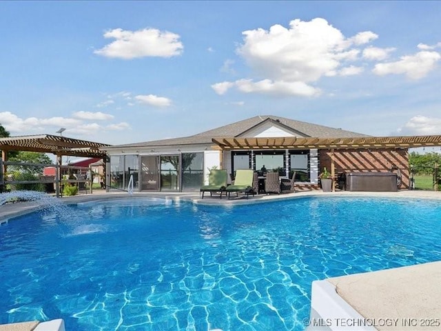 4270 S 4110th Rd, Talala, OK 74080 - outdoor pool with a pergola