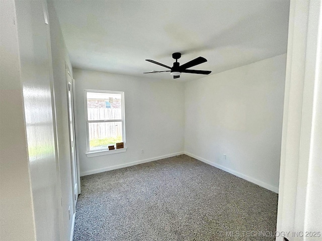 2005 N Alora Ave, Tahlequah, OK 74464 - empty room with carpet and ceiling fan