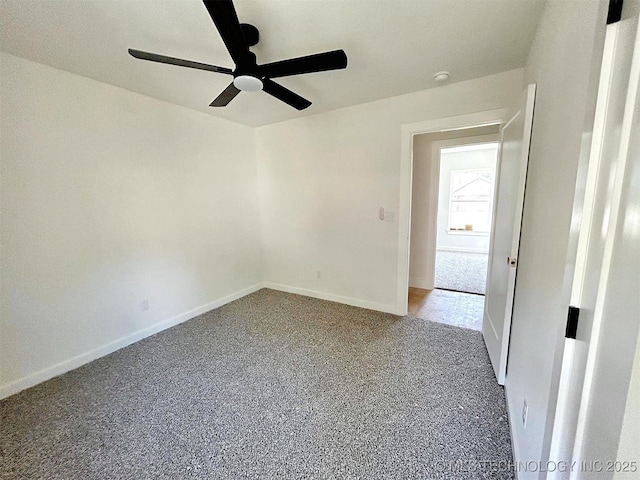 2005 N Alora Ave, Tahlequah, OK 74464 - unfurnished room with ceiling fan and baseboards