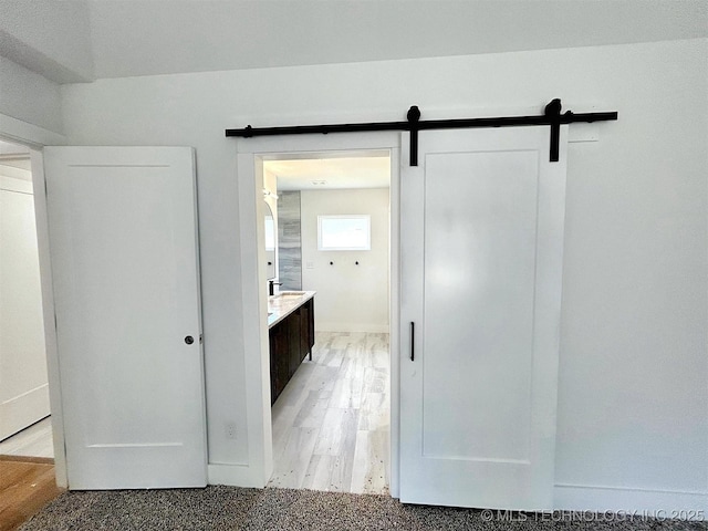 2005 N Alora Ave, Tahlequah, OK 74464 - bathroom with vanity and wood finished floors