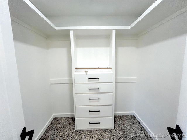 2005 N Alora Ave, Tahlequah, OK 74464 - spacious closet featuring dark carpet