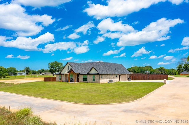 12349 County Road 3571, Ada, OK 74820 - view of front of home with driveway and an attached garage