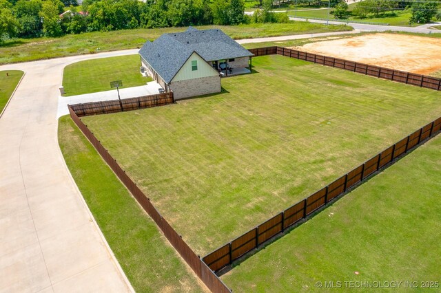 12349 County Road 3571, Ada, OK 74820 - view from above of property