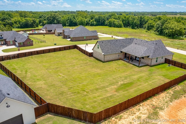 12349 County Road 3571, Ada, OK 74820 - aerial perspective of suburban area