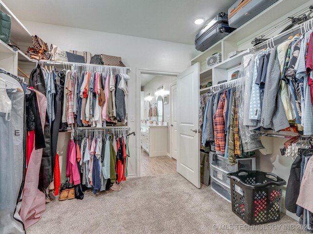 12349 County Road 3571, Ada, OK 74820 - spacious closet featuring carpet flooring