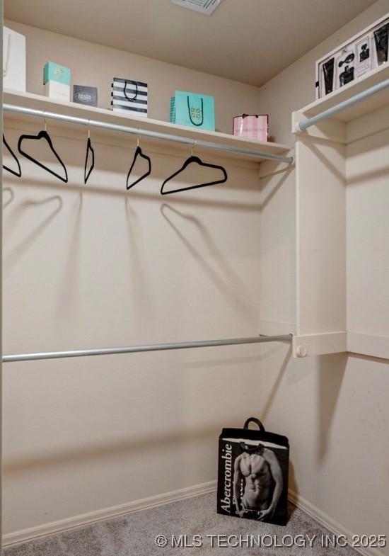 11001 N 146th E Ave, Owasso, OK 74055 - walk in closet featuring carpet