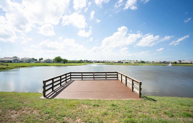 11001 N 146th E Ave, Owasso, OK 74055 - dock area with a water view