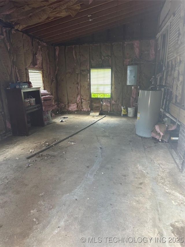512 W Franklin, Haskell, OK 74436 - misc room with water heater and electric panel