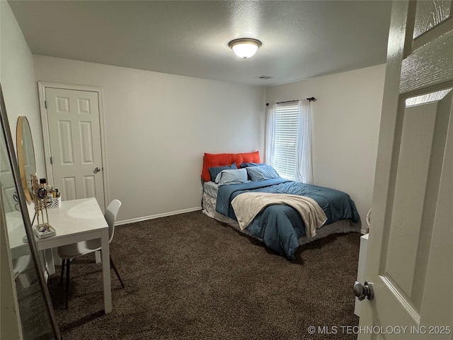 11725 S Vine Pl S, Jenks, OK 74037 - carpeted bedroom featuring baseboards and a textured ceiling