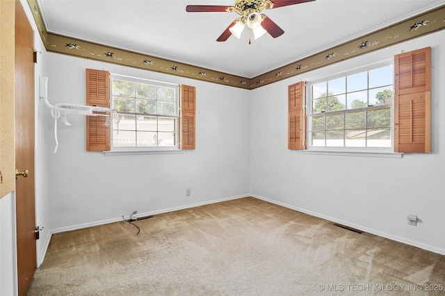5153 S Marion Ave, Tulsa, OK 74135 - unfurnished room with carpet and ceiling fan