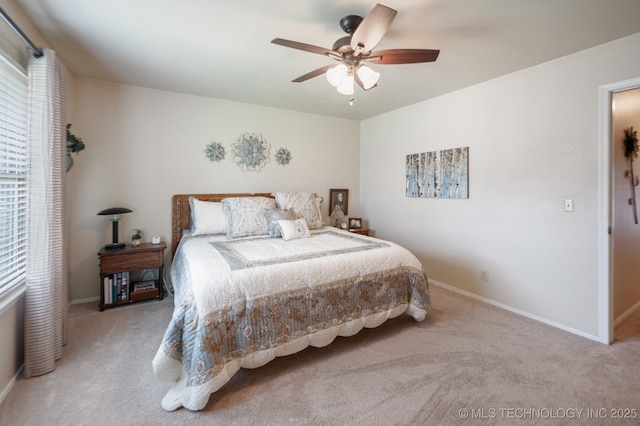 2807 W Atlanta Pl, Broken Arrow, OK 74012 - bedroom with carpet and a ceiling fan