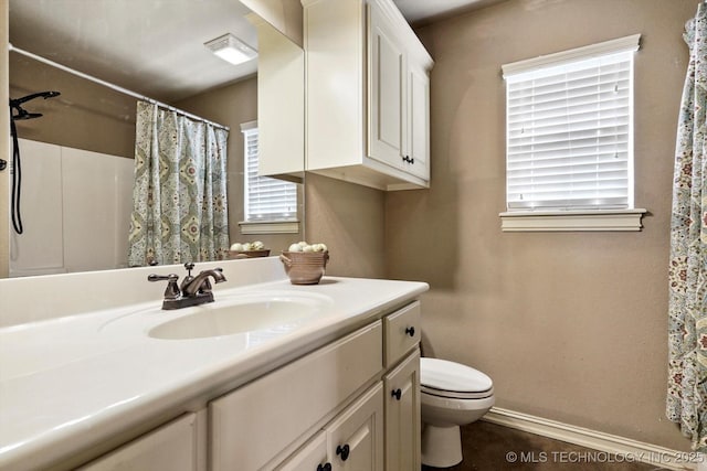 1854 E 137th Pl, Glenpool, OK 74033 - bathroom featuring vanity and a shower with curtain