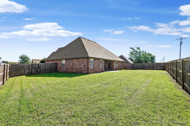 1854 E 137th Pl, Glenpool, OK 74033 - view of fenced backyard