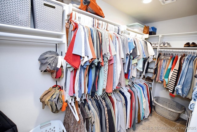 24042 S Black Valley Rd, Tahlequah, OK 74464 - walk in closet with carpet