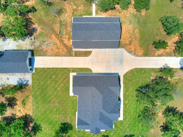 11446 Mary Knox Dr, Beggs, OK 74421 - bird's eye view