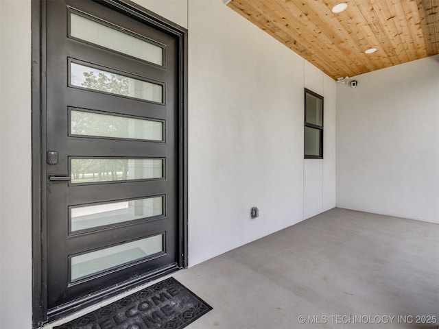 11446 Mary Knox Dr, Beggs, OK 74421 - property entrance featuring stucco siding
