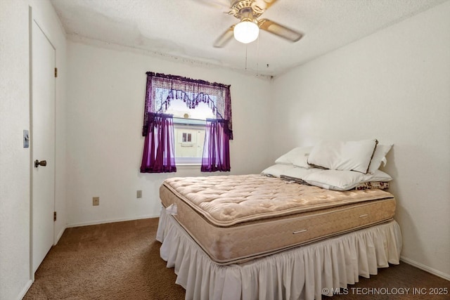 12452 E 36th St, Tulsa, OK 74146 - carpeted bedroom with a ceiling fan and baseboards