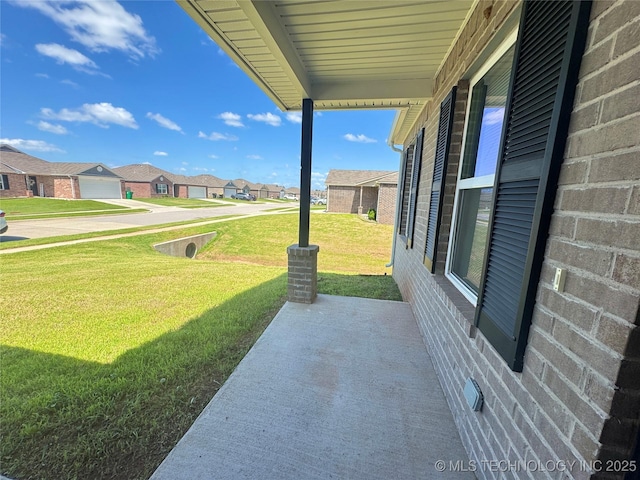 8314 E 162nd St S, Bixby, OK 74008 - view of patio / terrace featuring a residential view