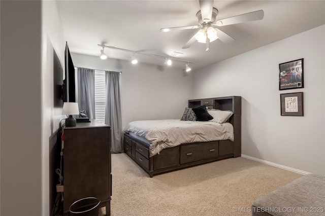 2611 S 15th Pl, Broken Arrow, OK 74012 - bedroom with light colored carpet and ceiling fan