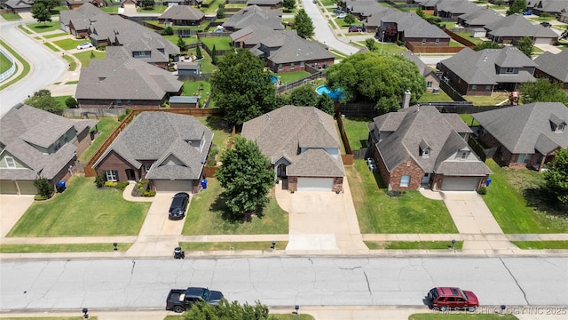 2611 S 15th Pl, Broken Arrow, OK 74012 - aerial perspective of suburban area