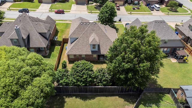 2611 S 15th Pl, Broken Arrow, OK 74012 - aerial perspective of suburban area