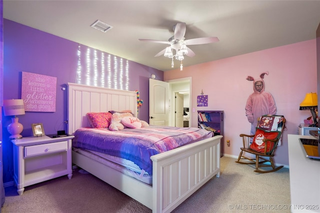 2611 S 15th Pl, Broken Arrow, OK 74012 - carpeted bedroom featuring ceiling fan