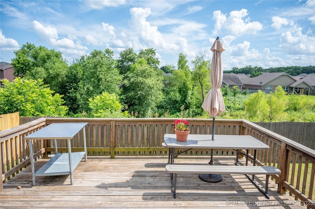 1330 Panther Ln, Sapulpa, OK 74066 - view of wooden terrace