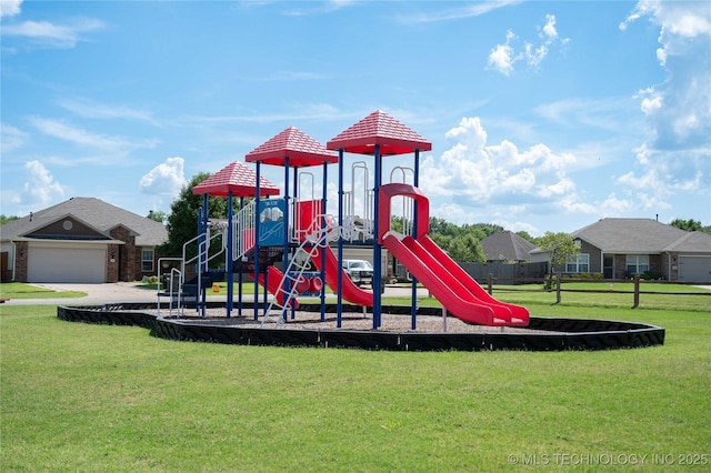 1330 Panther Ln, Sapulpa, OK 74066 - community play area featuring a yard