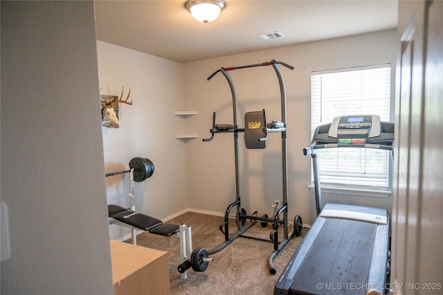 1330 Panther Ln, Sapulpa, OK 74066 - workout area with carpet and baseboards