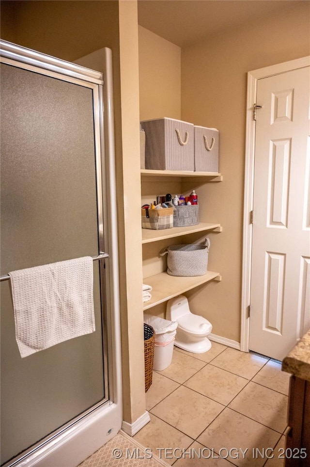 1330 Panther Ln, Sapulpa, OK 74066 - full bathroom featuring tile patterned flooring and a stall shower