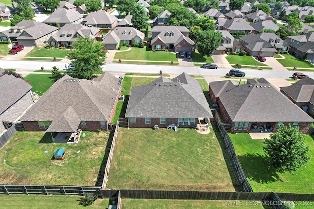 1801 E Montgomery St, Broken Arrow, OK 74012 - aerial perspective of suburban area