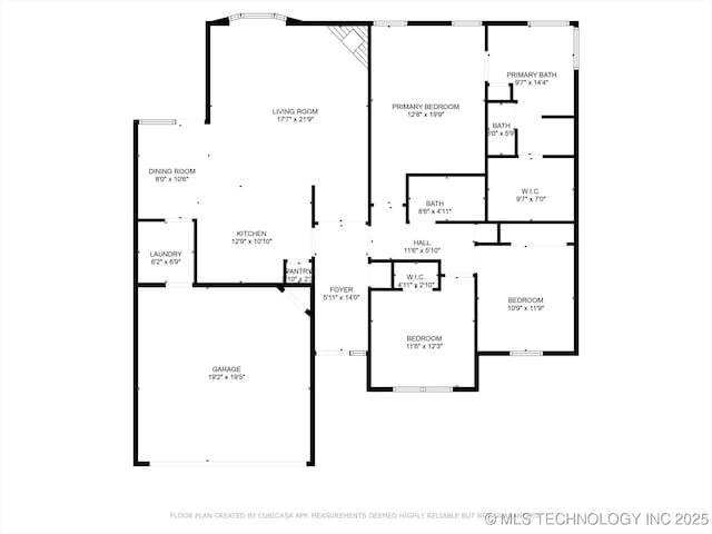 1801 E Montgomery St, Broken Arrow, OK 74012 - view of property floor plan
