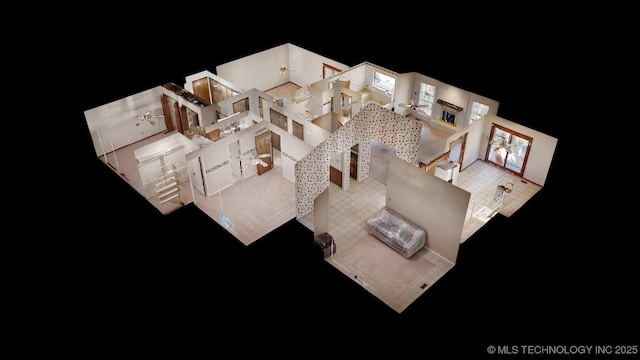 1124 Surrey Dr, Ardmore, OK 73401 - view of floor plan / room layout