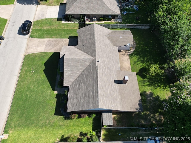 1124 Surrey Dr, Ardmore, OK 73401 - view from above of property