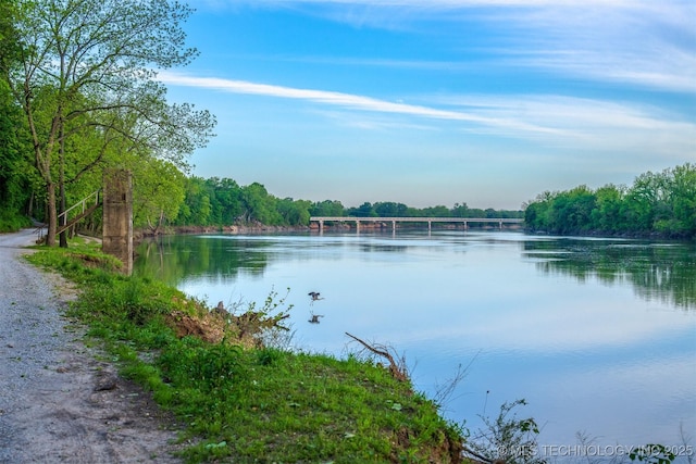9596 N 447th Rd, Spavinaw, OK 74366 - water view featuring a heavily wooded area