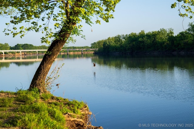 9596 N 447th Rd, Spavinaw, OK 74366 - water view featuring a heavily wooded area