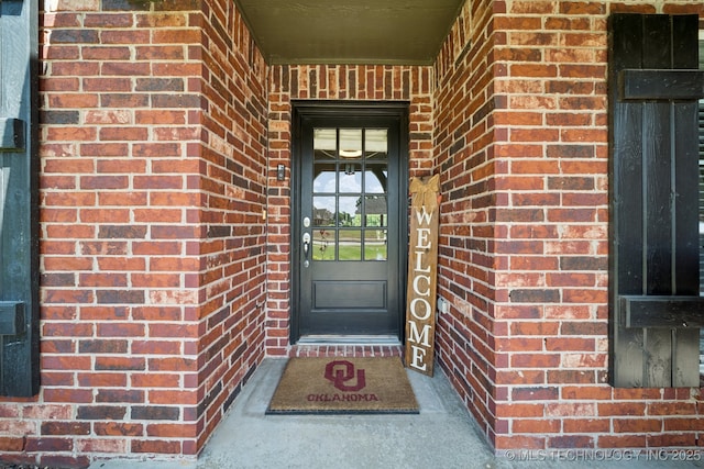 921 S 75th St, Broken Arrow, OK 74014 - entrance to property featuring brick siding