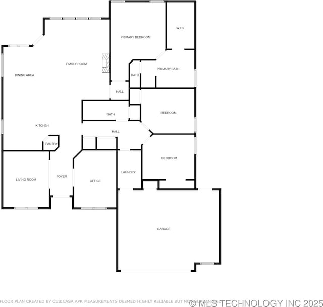 921 S 75th St, Broken Arrow, OK 74014 - view of floor plan / room layout