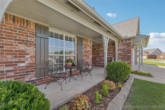14907 E 88th St N, Owasso, OK 74055 - view of covered porch