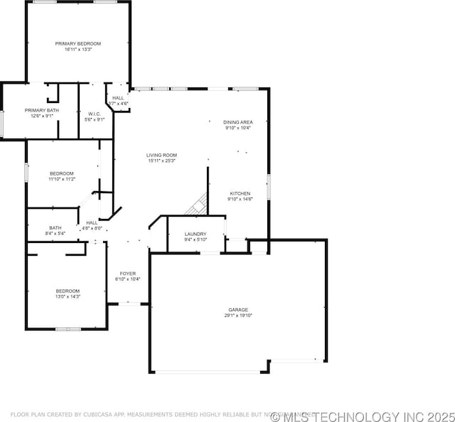 14907 E 88th St N, Owasso, OK 74055 - view of property floor plan