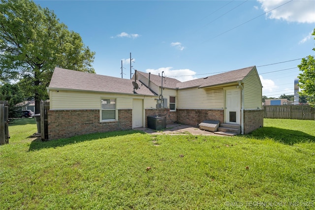 1448 S Darlington Ave, Tulsa, OK 74112 - back of property featuring brick siding and entry steps