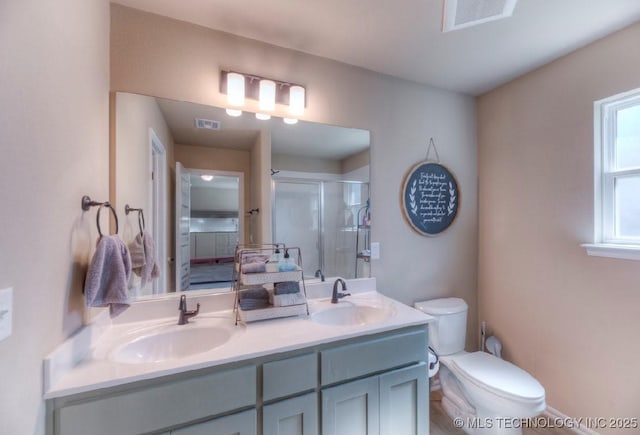 12005 E 108th Pl N, Owasso, OK 74055 - full bath featuring a shower stall and double vanity
