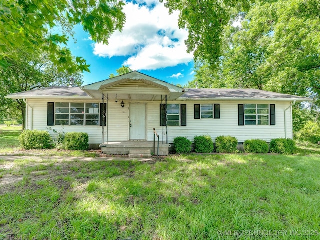310 E Division, Roff, OK 74865 - ranch-style home featuring a front lawn