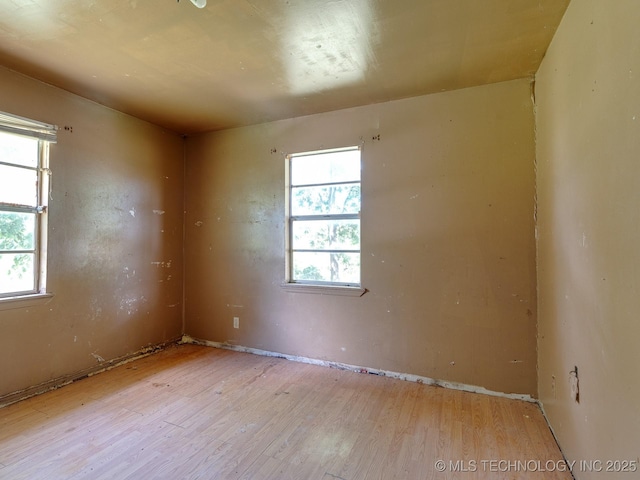 310 E Division, Roff, OK 74865 - unfurnished room with wood finished floors