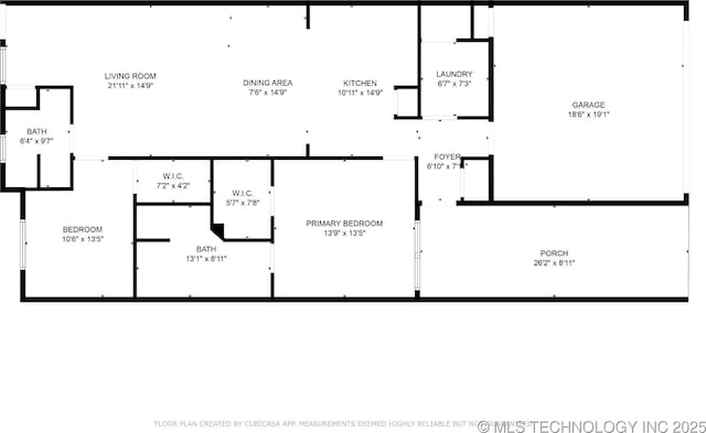 445 S Cypress Ave, Broken Arrow, OK 74012 - view of home floor plan