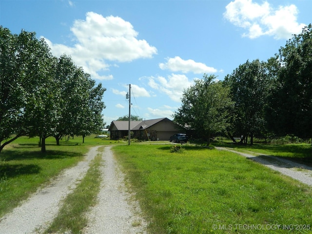 399987 W 3700th Rd, Ramona, OK 74061 - view of dirt / gravel road