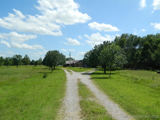 399987 W 3700th Rd, Ramona, OK 74061 - view of dirt / gravel road with a view of rural / pastoral area