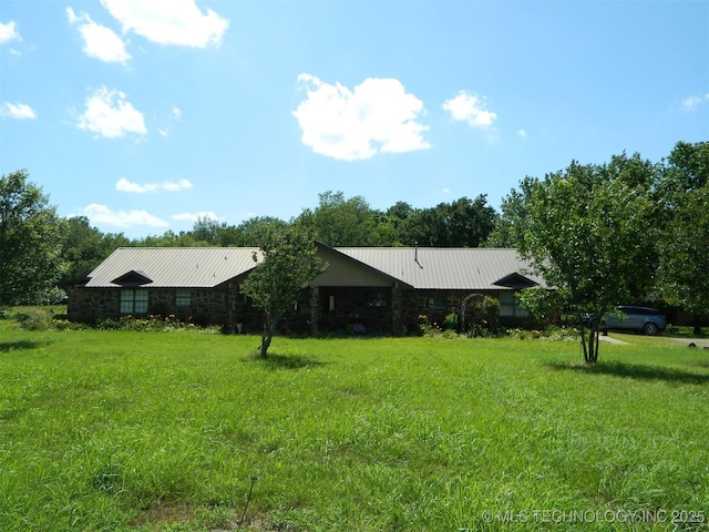 399987 W 3700th Rd, Ramona, OK 74061 - view of green lawn