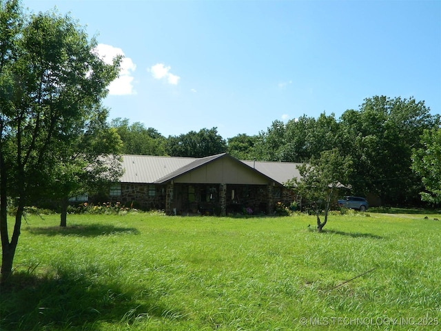 399987 W 3700th Rd, Ramona, OK 74061 - view of grassy yard