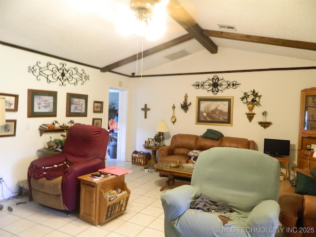 399987 W 3700th Rd, Ramona, OK 74061 - living room with light tile patterned floors